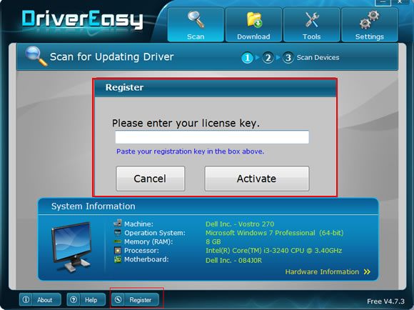 Key Driver Not Found