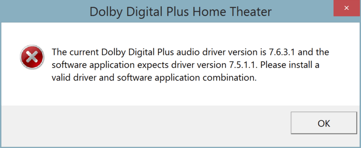 Dolby digital plus audio driver Dolby digital plus audio driver