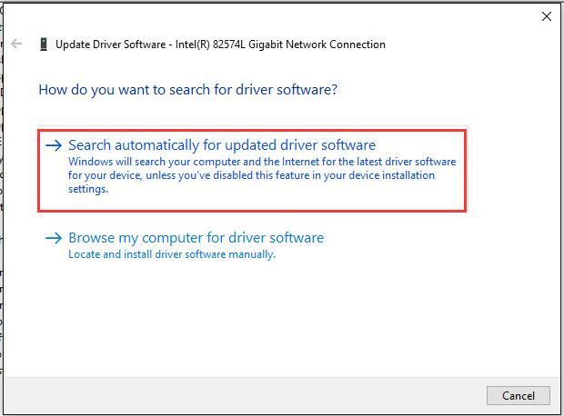 how to install network drivers on windows 10