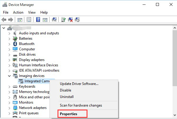 Em caso de utlizar uma camera via conexão USB e ela não aparecer no Em caso de utlizar uma camera via conexão USB e ela não aparecer no