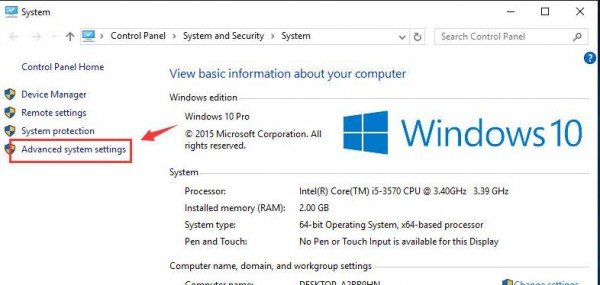 advanced system settings Tech Tip :How To Fix 100% Disk Usage on Windows