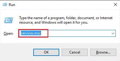 services msc in run command Tech Tip :How To Fix 100% Disk Usage on Windows