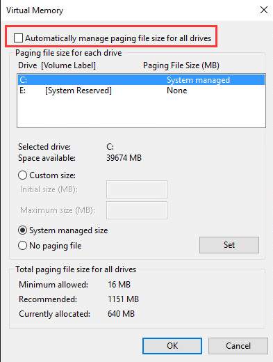 virtual memory paging file foe each drive Tech Tip :How To Fix 100% Disk Usage on Windows