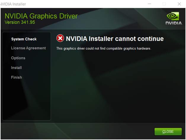 nvidia graphics driver install failing nvidia graphics driver install failing