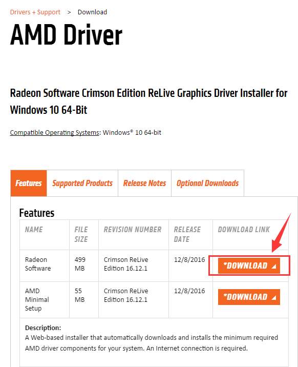 Amd Radeon R4 Drivers Windows 1.0 Radeon RX 470 Graphics Cards Driver Download & Updates Easily - Driver Easy