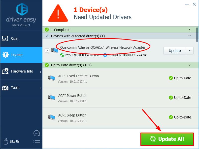 Killer Network Driver Free Download & Update in Windows 10/8/7 Driver