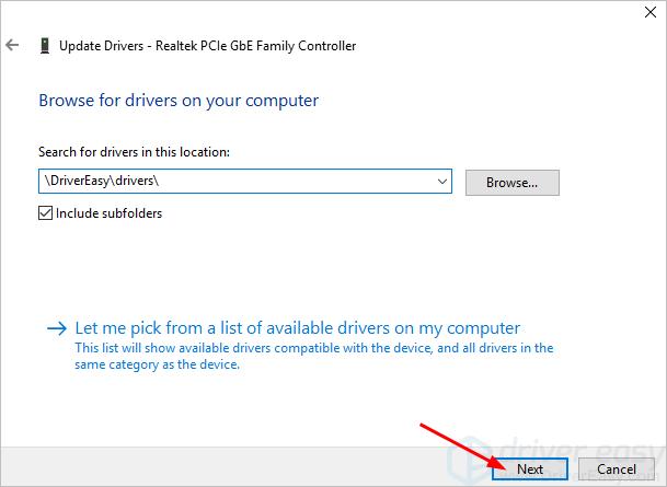 Update Realtek PCIe GBE Family Controller Drivers on Windows 10