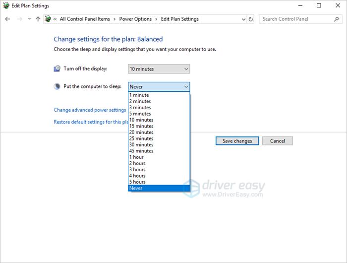 Fix Computer Keeps Going to Sleep Issue. Easily! Driver Easy