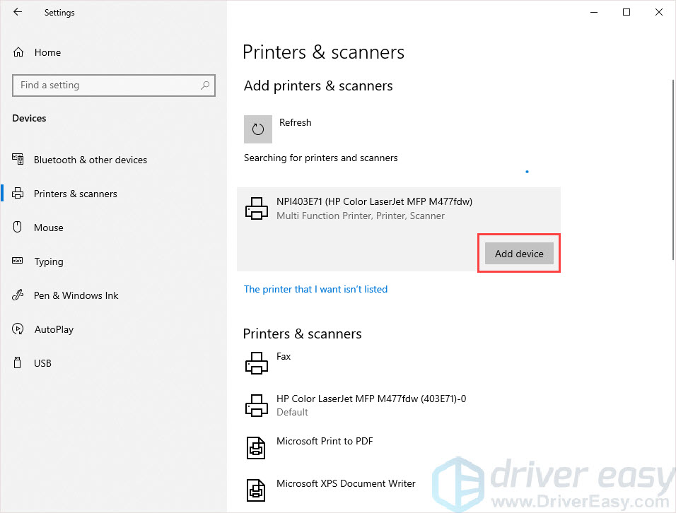 How to Connect Printer to Computer Windows 10 - Driver Easy