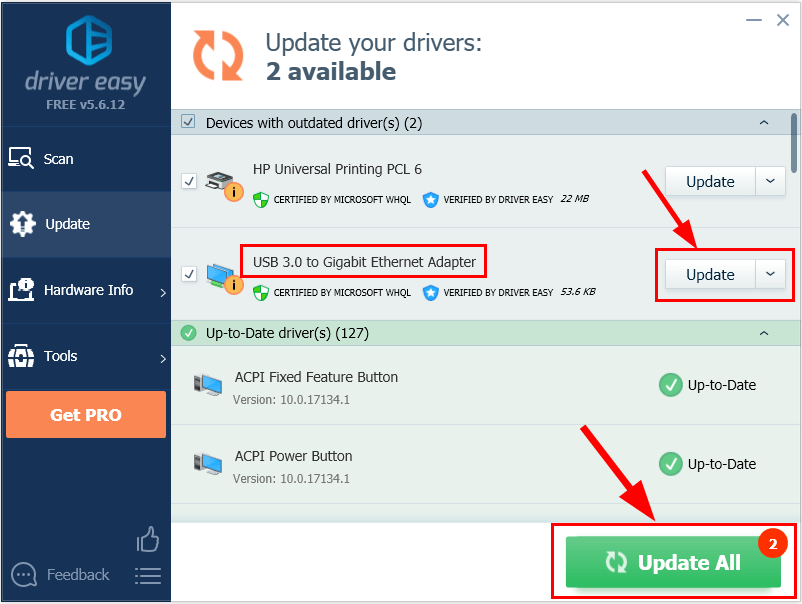 Update USB 3.0 Gigabit Adapter Driver For Windows Driver Easy