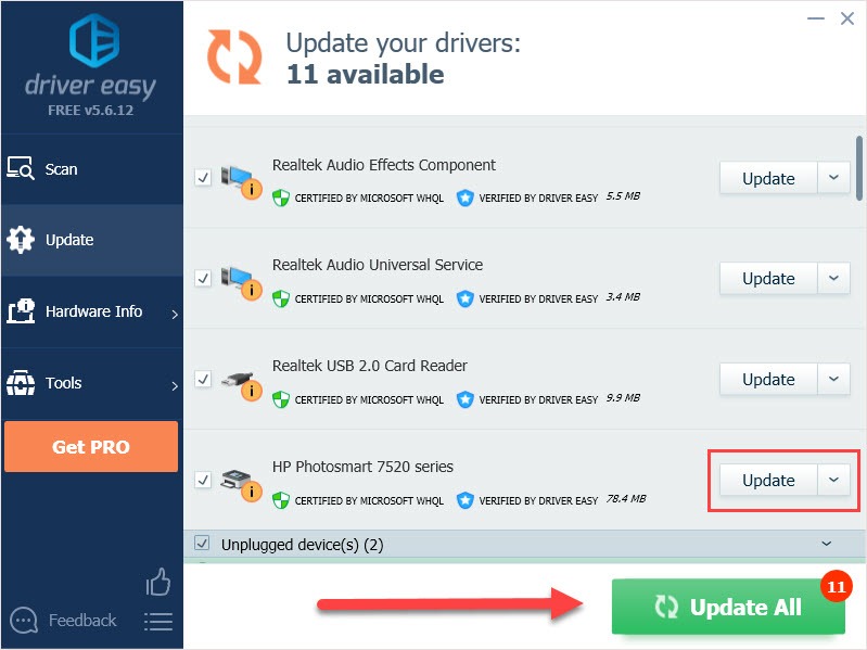 [Download] HP Photosmart 7520 Printer Driver - Driver Easy