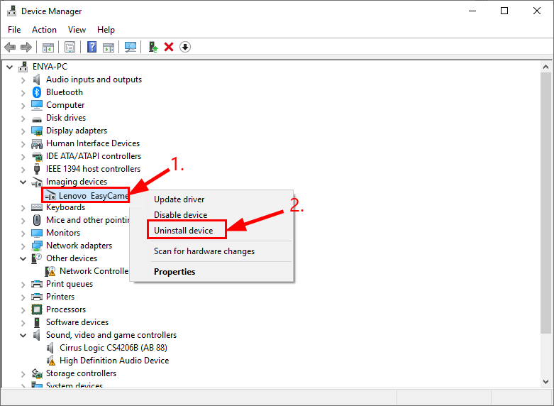 How To Fix Lenovo Laptop Camera Not Working Driver Easy