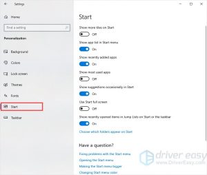 Find The Start Button on Windows 10 - Driver Easy