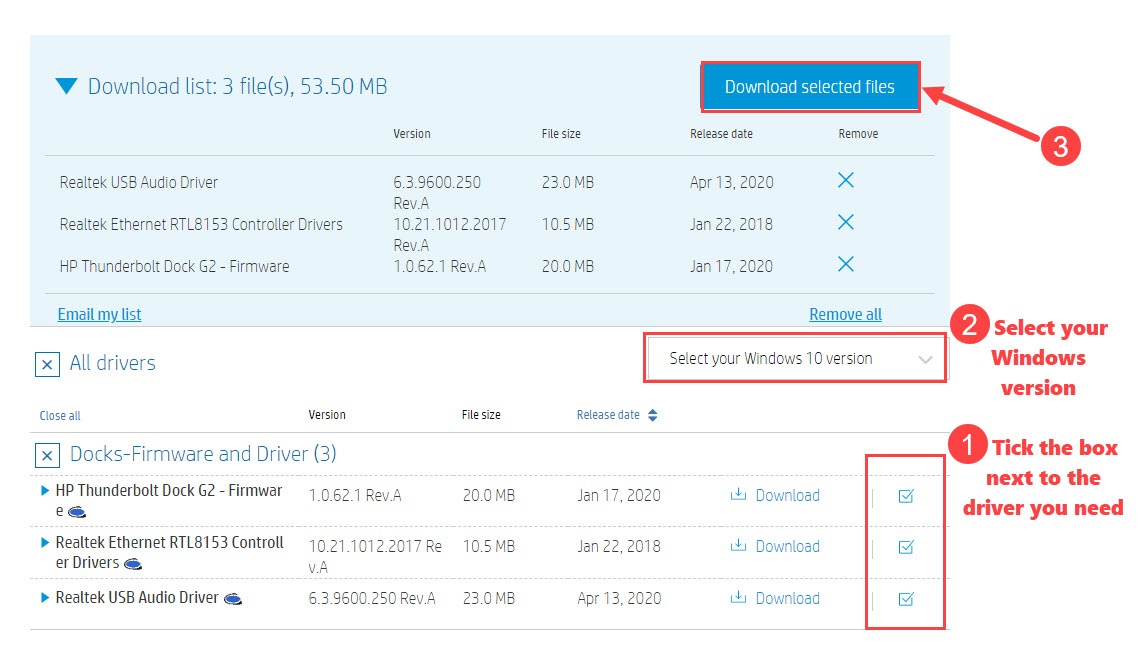 HP Thunderbolt Dock G2 Drivers (120W/230W) Download Driver Easy