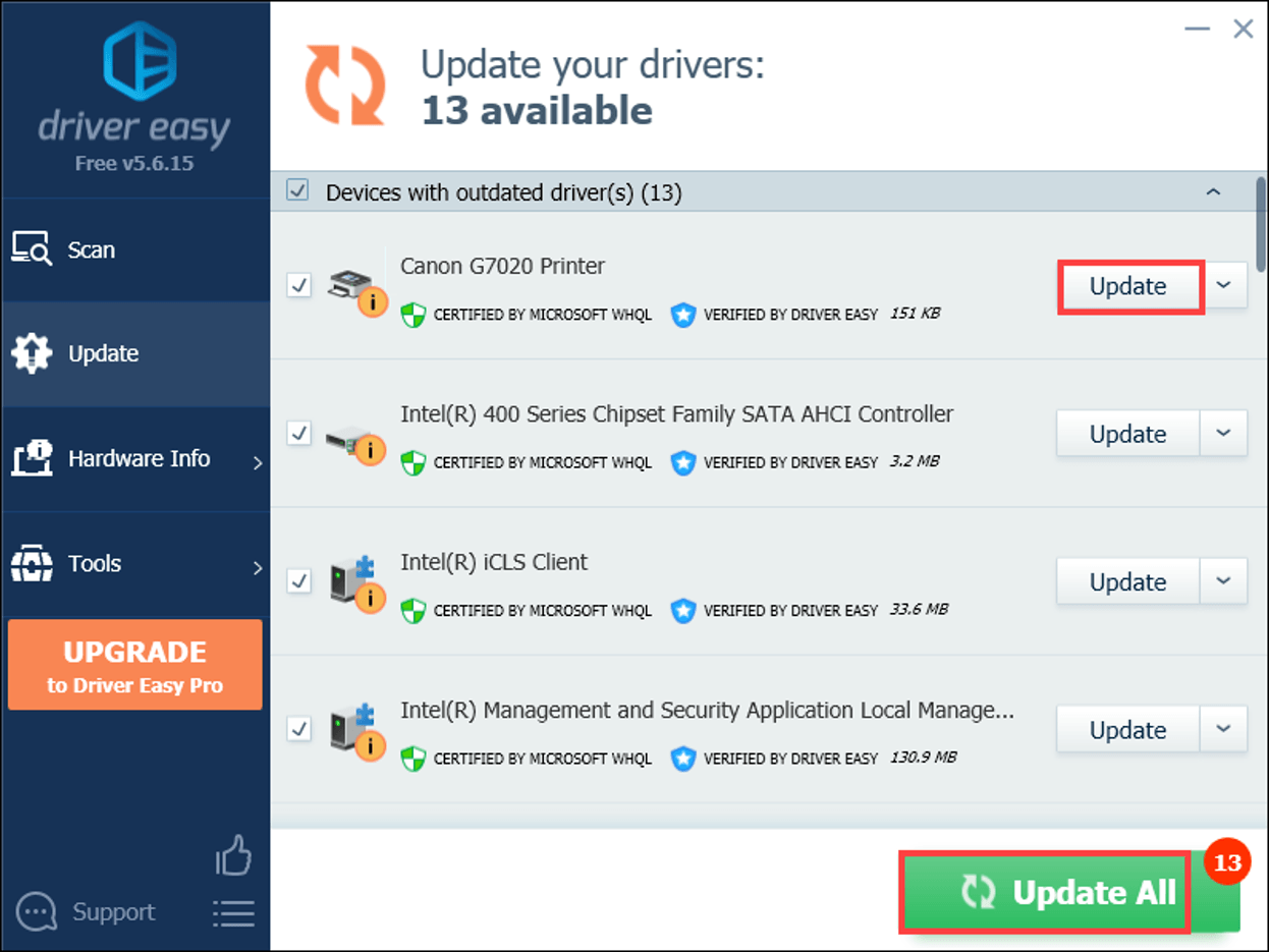 5 Easy Ways to Fix Canon Printer Won't Print in Windows 10 - Driver Easy
