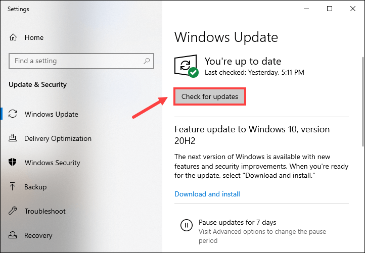 how to download and install Windows updates