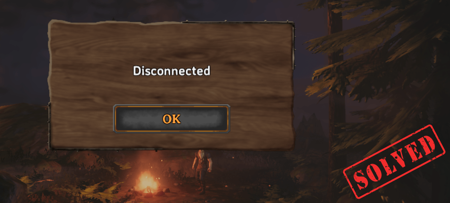 Valheim server disconnected error
