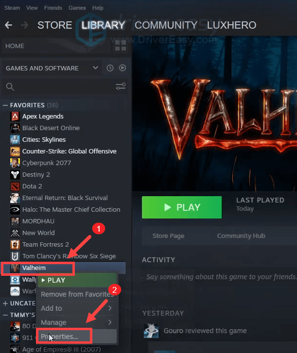 [SOLVED] Valheim Lagging on PC - Driver Easy