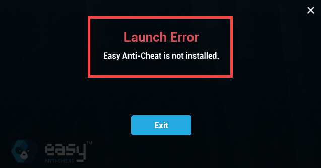 Solved Eac Launch Error Easy Anti Cheat Is Not Installed Driver Easy